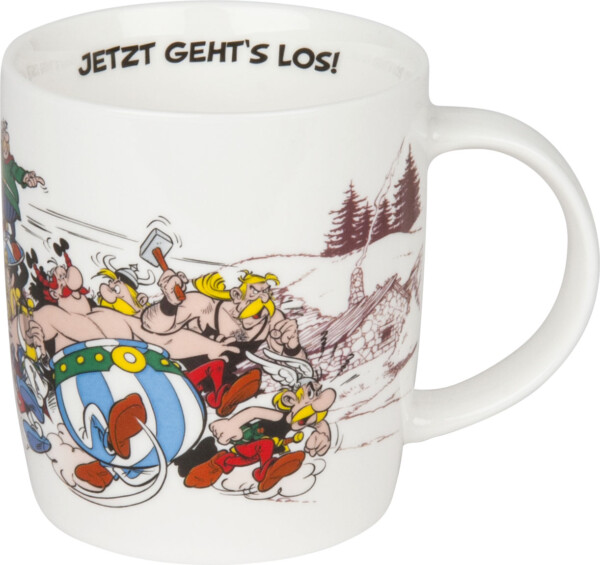 ...aber wir lieben unsere Freunde Asterix Könitz Tasse 